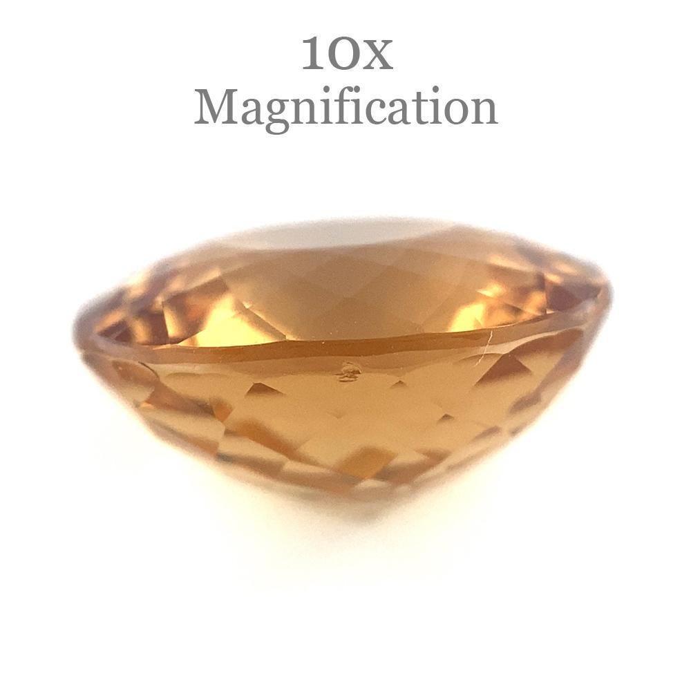 Women's or Men's 7.23ct Oval Heliodor, Golden Yellow Beryl For Sale