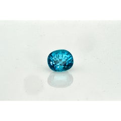 7.24 Carat Natural Blue Zircon