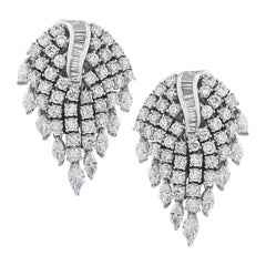 7.25 Carat Diamond Dangle Earrings 7.25 Carat Diamond Dangle Earrings