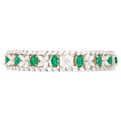 Bracelet d
émeraudes de 7,25 carats et de 12,90 carats