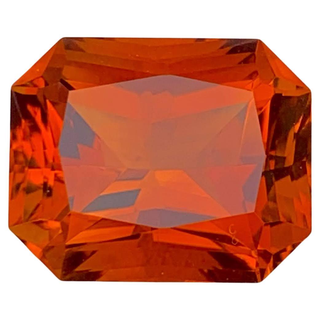 7,25 Karat Natürlicher loser Madeira Citrin Stein Custom Cut Brasilianischer Edelstein