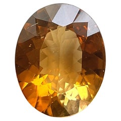 7,26 carati di tormalina arancione ovale sfaccettata Gemma naturale di alta gioielleria