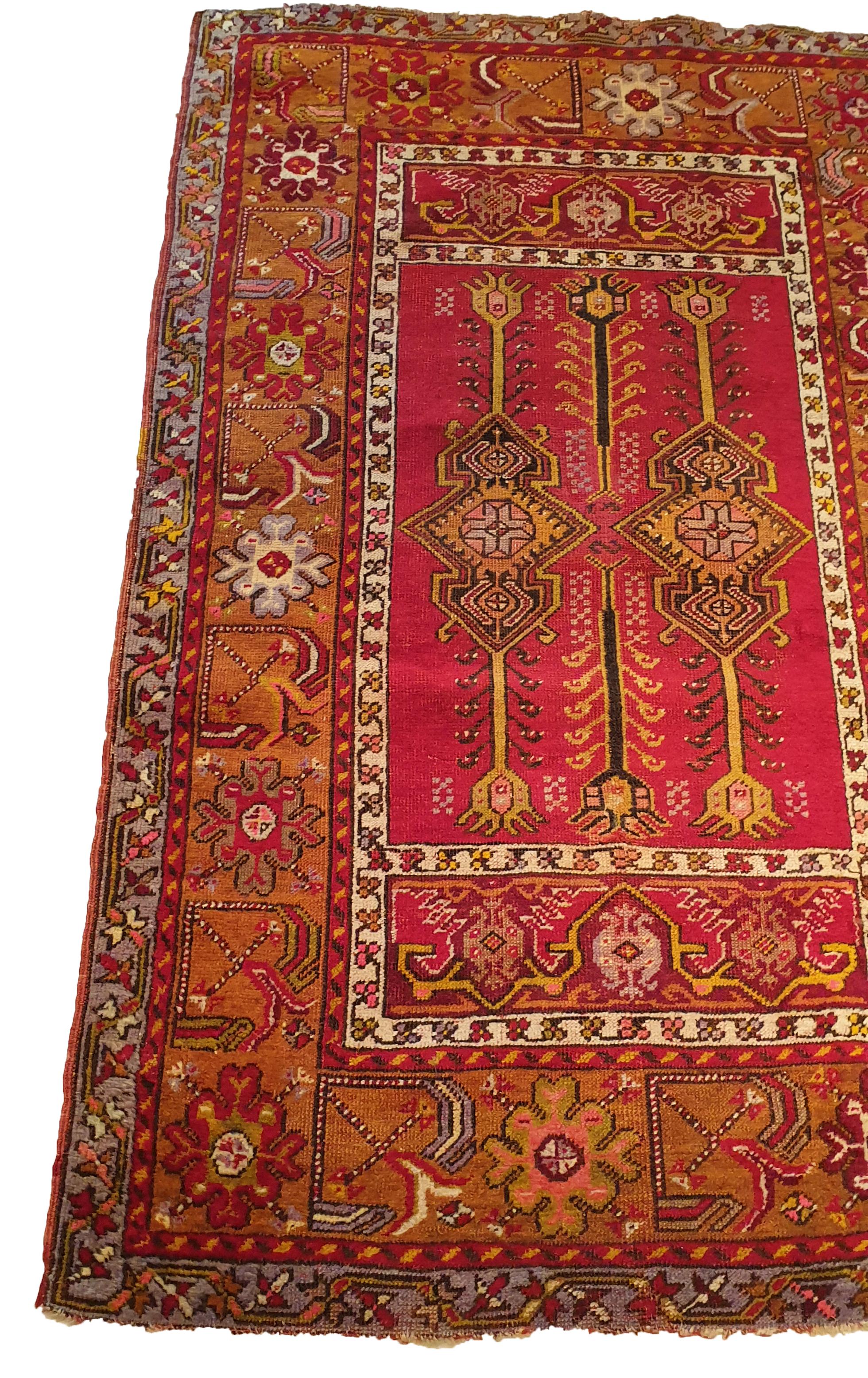 Late 20th Century  Kirchir Turkish Carpet, 19th Century - N° 728 For Sale