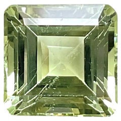 7.29 Karat Grüner Turmalin Quadratischer Facettenschliff Stein Top Qualität Natürlicher Edelstein