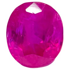 7,29 qt Rubí natural sin calentar Birmania con bonito brillo Talla perfecta