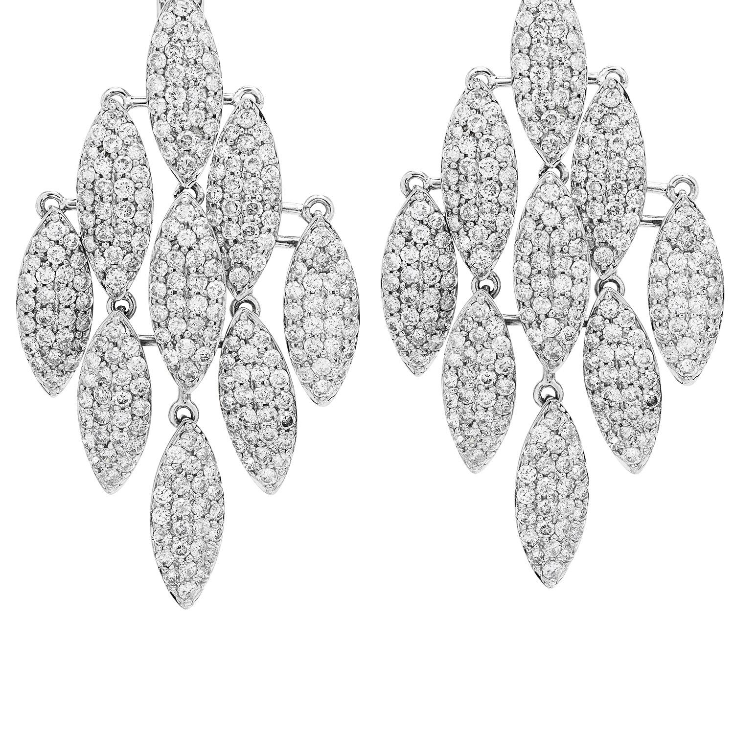 dangle chandelier earrings