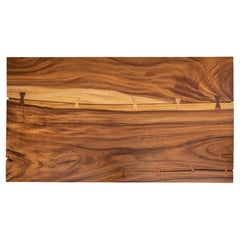 Acacia Mission Limited Edition Slab Table in Smooth Natural Acacia