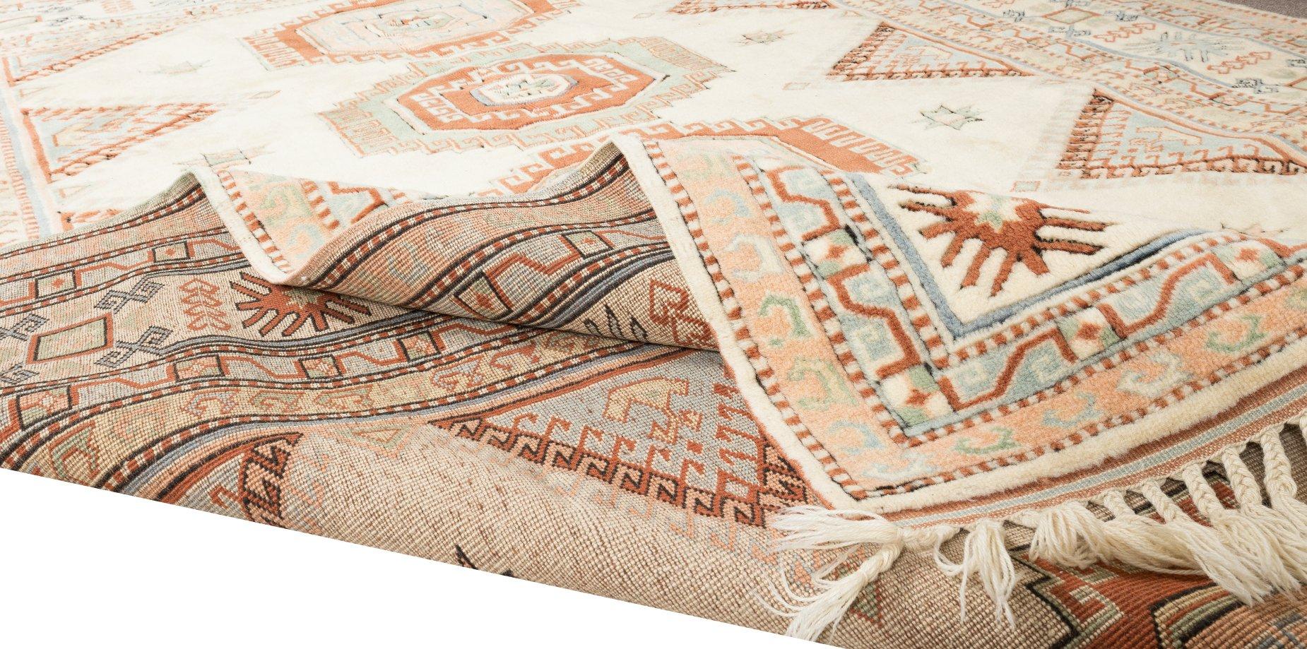 Turco 7,2x9,2 Ft Tappeto per l'area turca fatto a mano vintage unico nel suo genere. 100% lana naturale in vendita