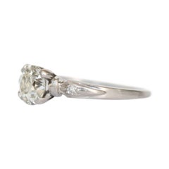 .73 Carat and .06 Carat Total Weight Platinum Engagement Ring