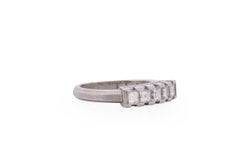 .73 Carat Total Weight Art Deco Diamond Platinum Engagement Ring