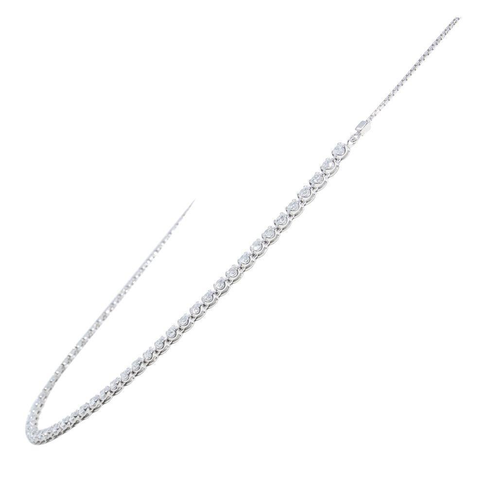 7.30 Carat Diamond Necklace In New Condition In Miami, FL