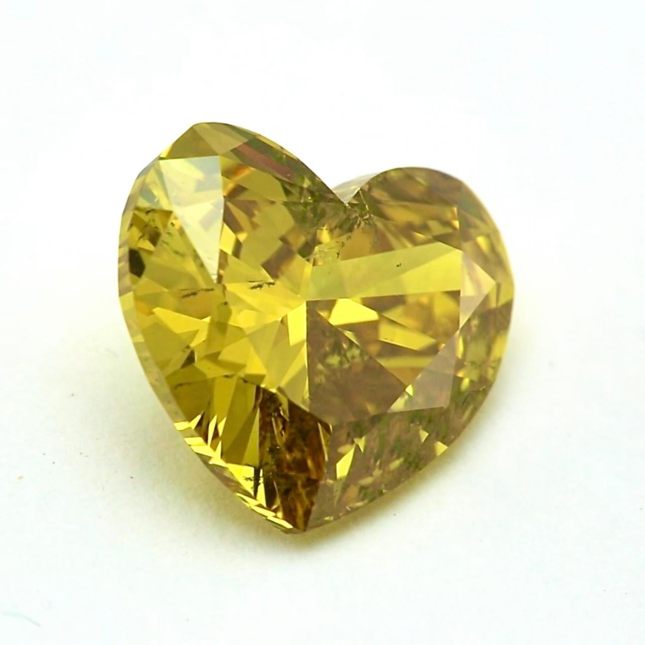 fancy brownish greenish yellow diamond