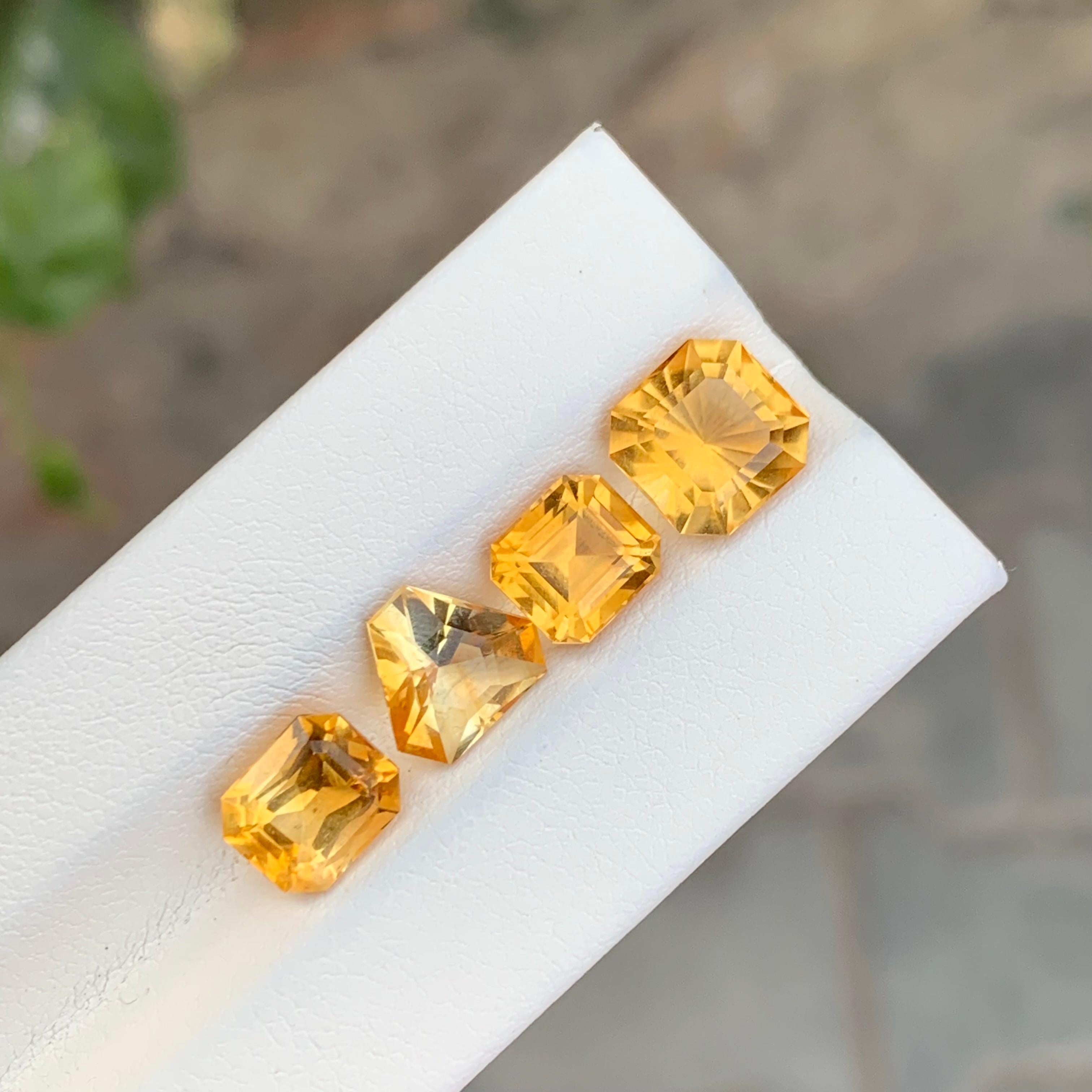 Citrine jaune en vrac Lot 

Poids : 7,30 carats
Tailles : 1,50 à 2,35 carats 
Origine : Brésil
Forme : Forme mixte 
Couleur : Jaune 
Traitement : Non
Certificat : Sur demande du client

La citrine est une variété de quartz d'un jaune doré vibrant