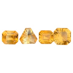 7.30 Carat Natural Loose Yellow Citrine Lot For Jewellery Making