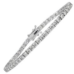 Mark Broumand 7,30 Karat Diamant-Tennisarmband mit rundem Brillantschliff 