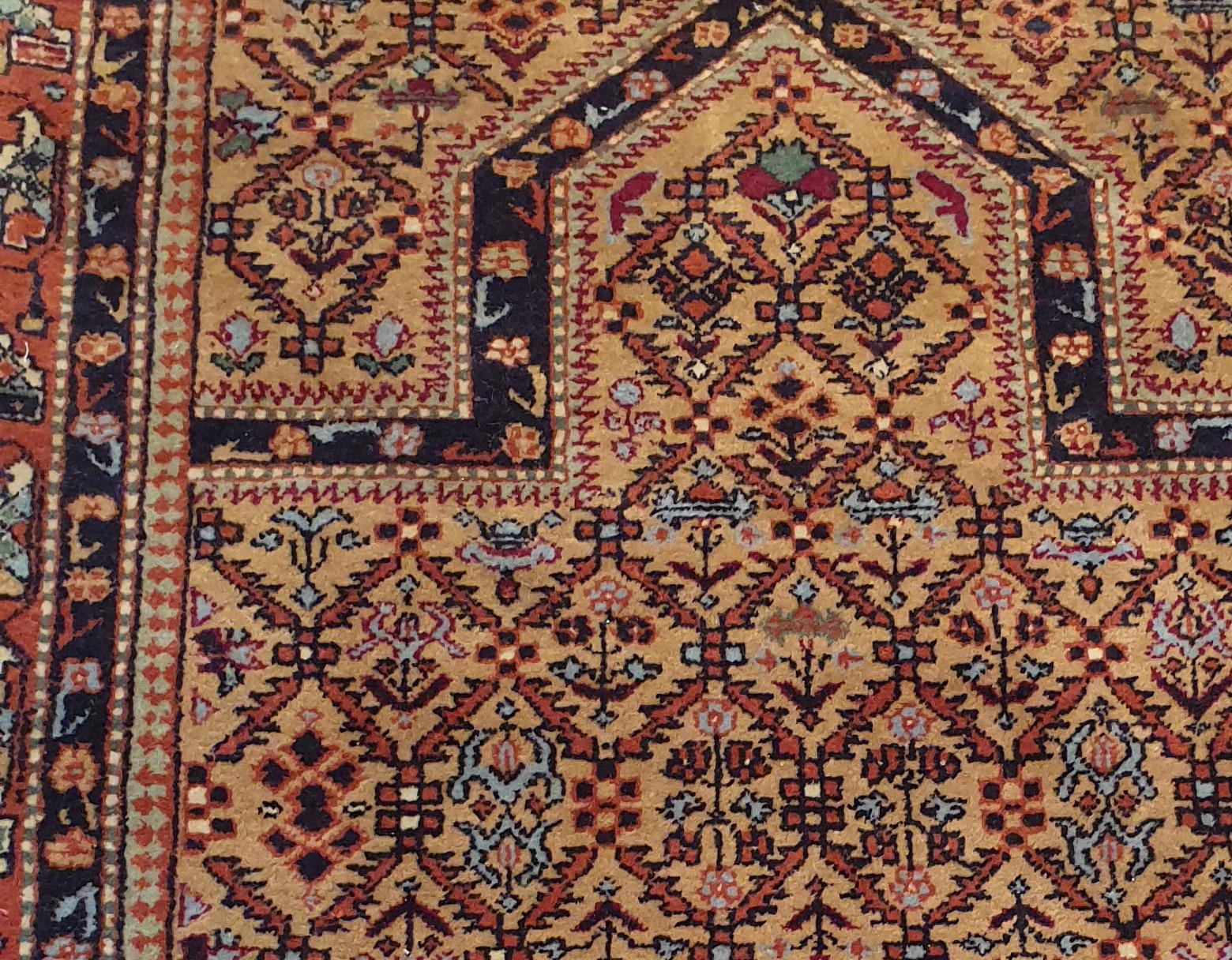 Hand-Knotted  Caucasian Chirvan Carpet, 19th Century - N° 730 For Sale