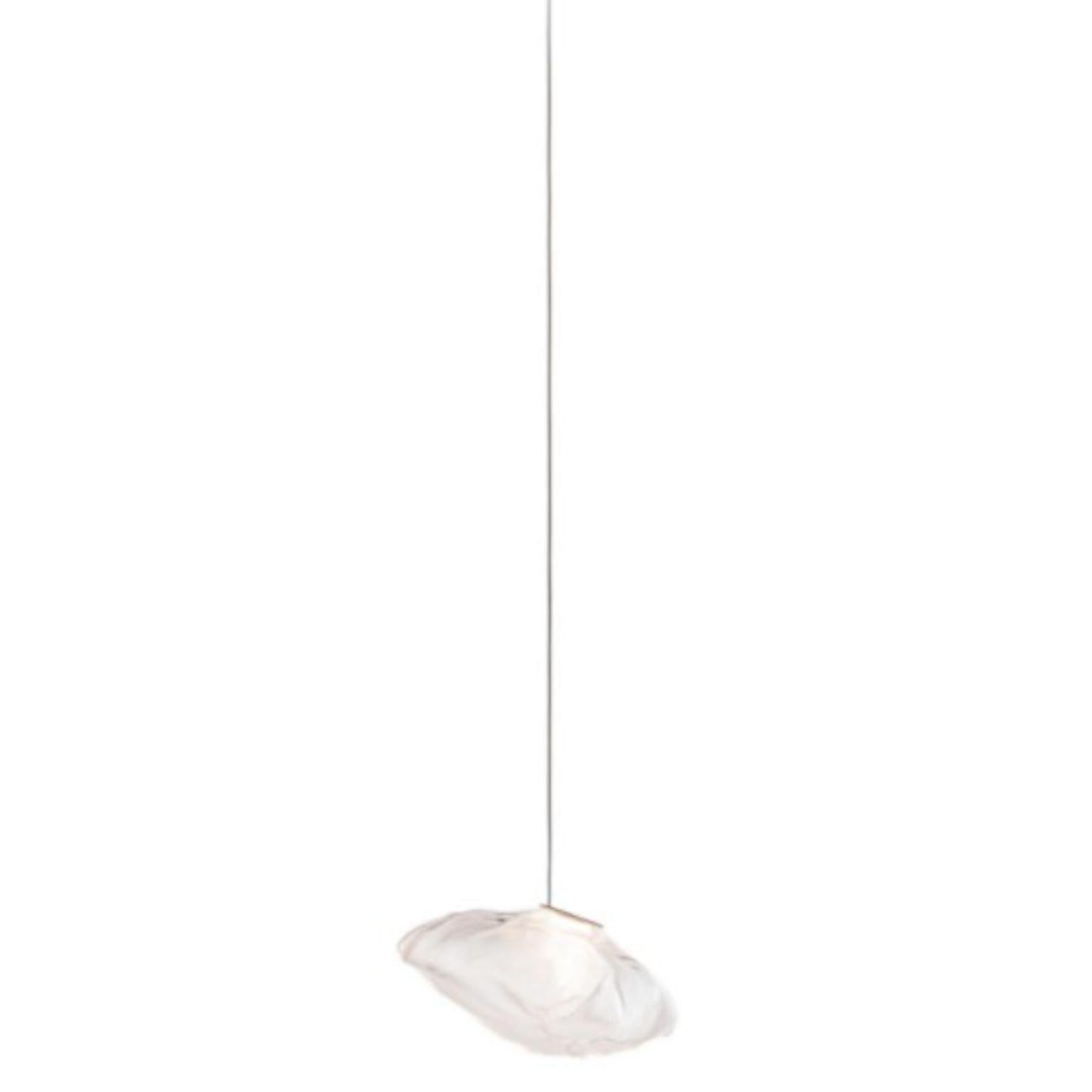 73.1 Pendant by Bocci
Dimensions: D11.6 x H300 cm
Materials: brushed nickel round canopy
Weight: 2.7 kg
Also available in different dimensions and colors.

All our lamps can be wired according to each country. If sold to the USA it will be