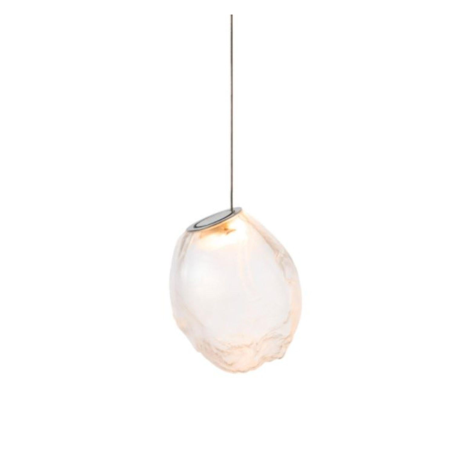 73.1 pendant by Bocci
Dimensions: D 11.6 x H 300 cm
Materials: brushed nickel round canopy
Weight: 2.7 kg
Also available in different dimensions and colours.
All our lamps can be wired according to each country. If sold to the USA it will be