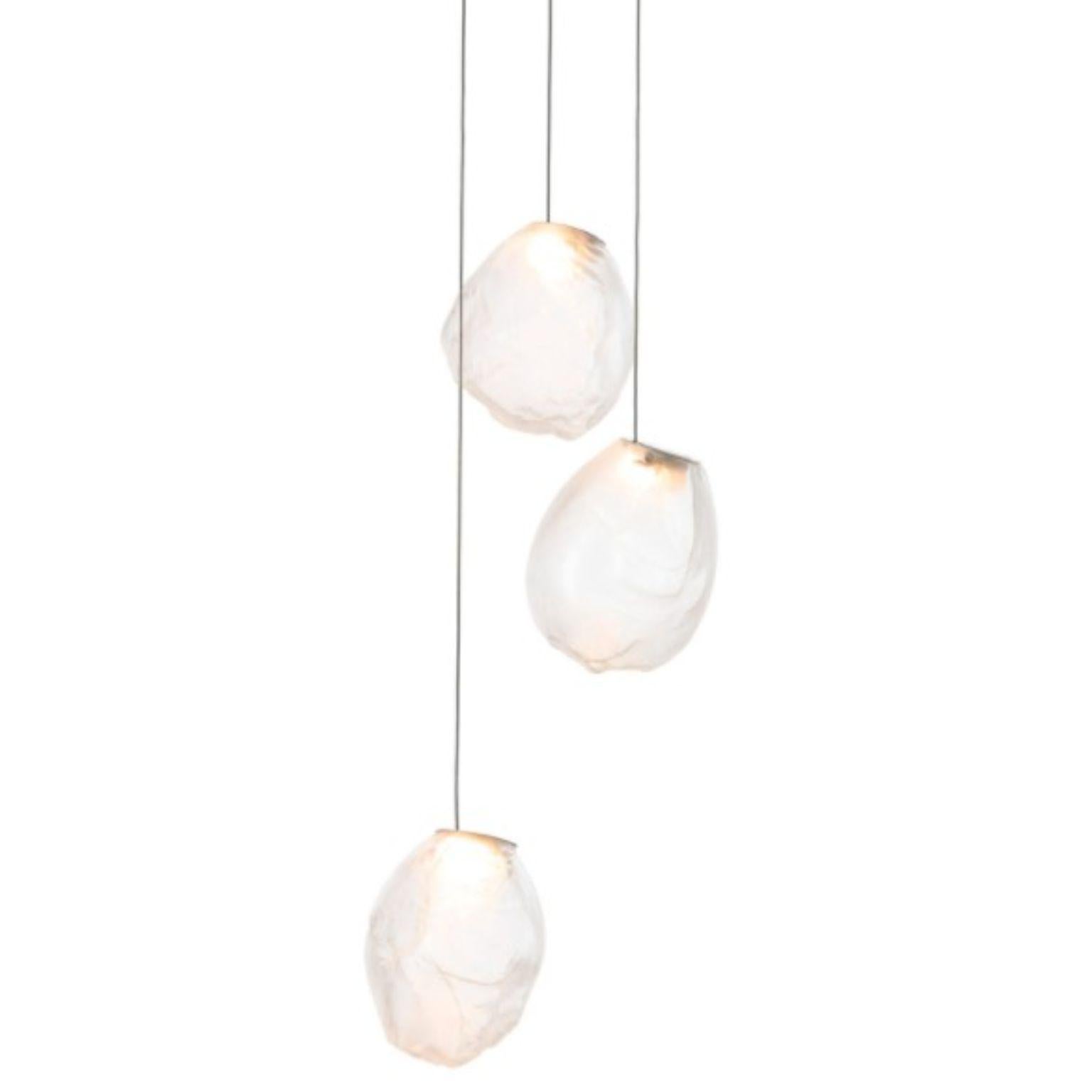 73.3 pendant by Bocci
Dimensions: D 15.2 x H 300 cm
Materials: brushed nickel round canopy
Weight: 8 kg
Also Available in different dimensions and colours.

All our lamps can be wired according to each country. If sold to the USA it will be