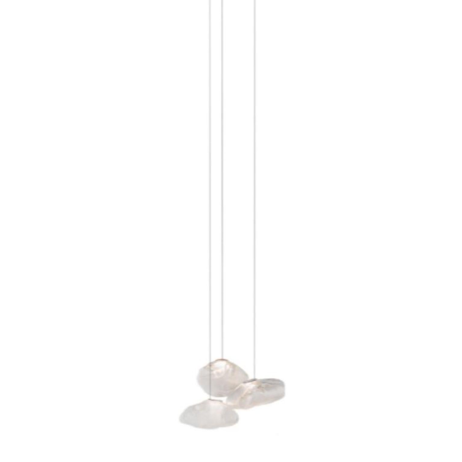 73.3 pendant by Bocci
Dimensions: D 20.3 x H 300 cm
Materials: brushed nickel round canopy
Weight: 8 kg
Also available in different dimensions and colours.

All our lamps can be wired according to each country. If sold to the USA it will be