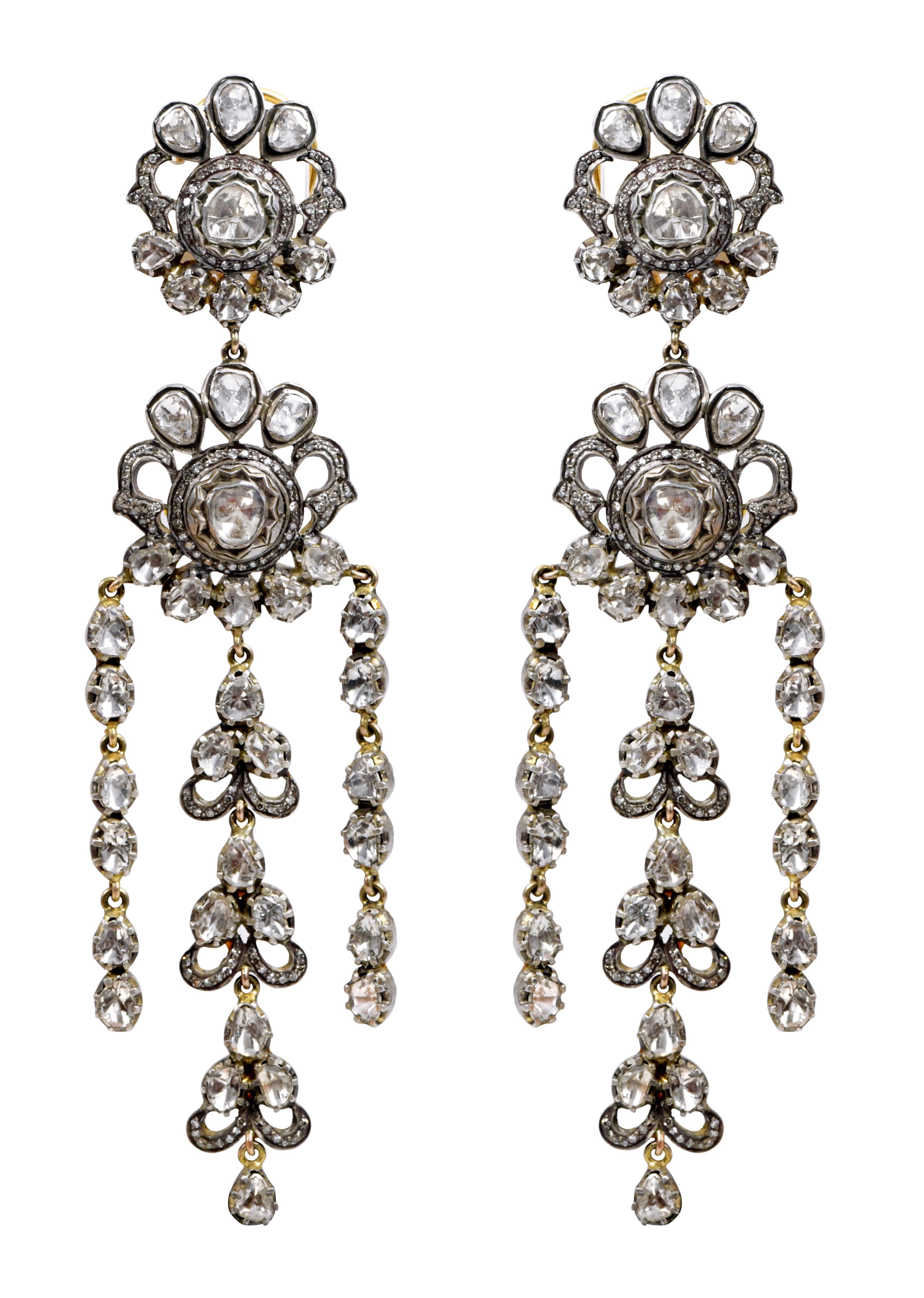 oversized diamond earrings
