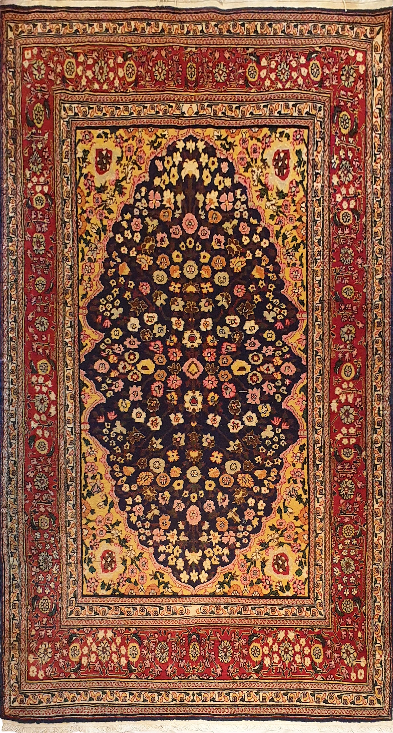 737 - Tappeto vintage turco Hereke