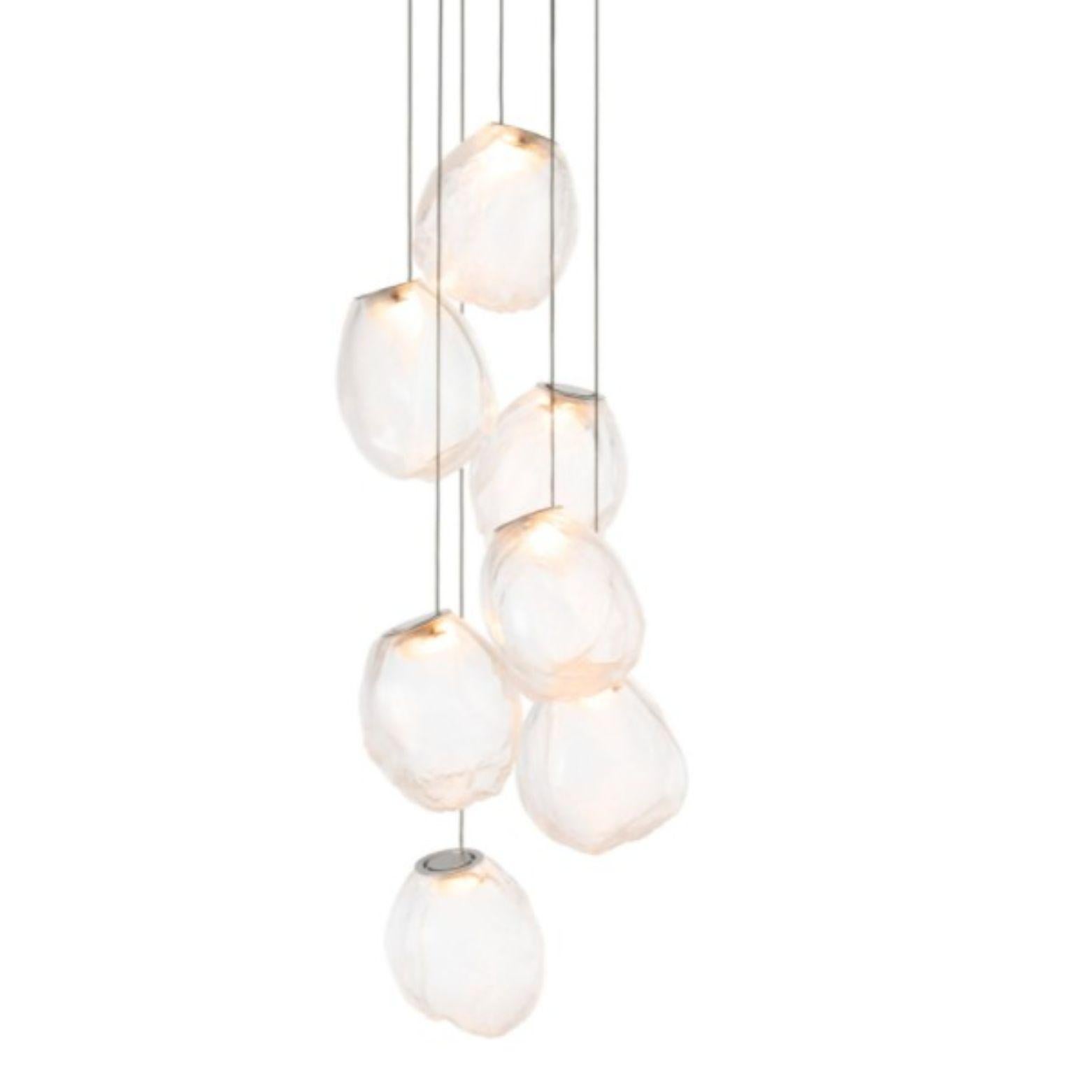 73.7 Pendant by Bocci
Dimensions: D20.3 x H300 cm
Materials: brushed nickel round canopy
Weight: 21 kg
Also available in different dimensions and colours.
All our lamps can be wired according to each country. If sold to the USA it will be wired