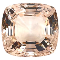 73.70 Carat Cushion Cut Brown Topaz Loose Gemstone