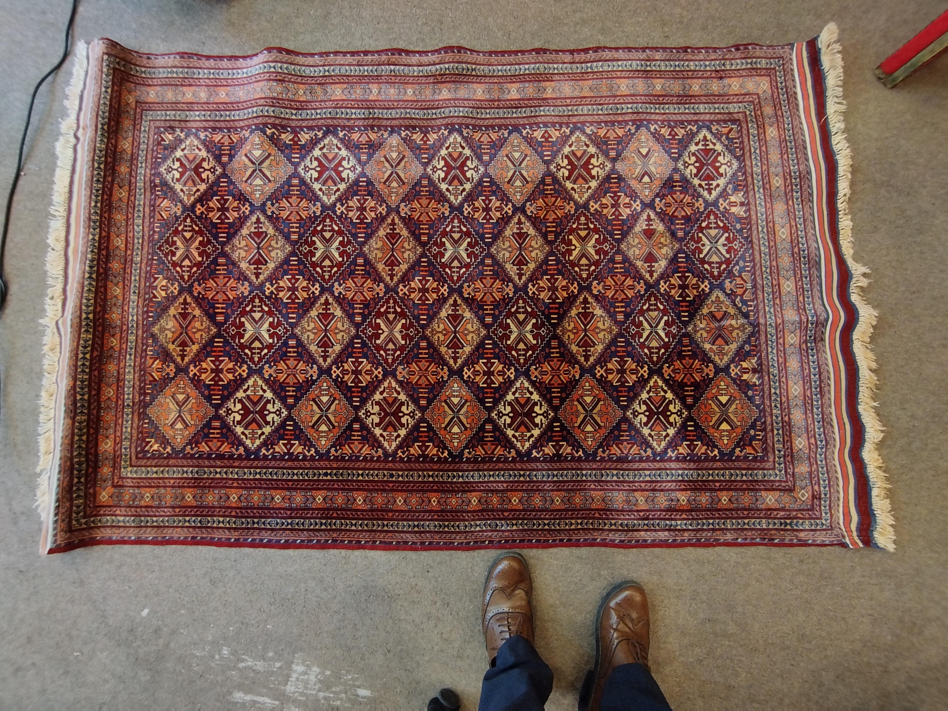 739 - Magnifique tapis turkmène Bukhara du 20ème siècle en vente 3