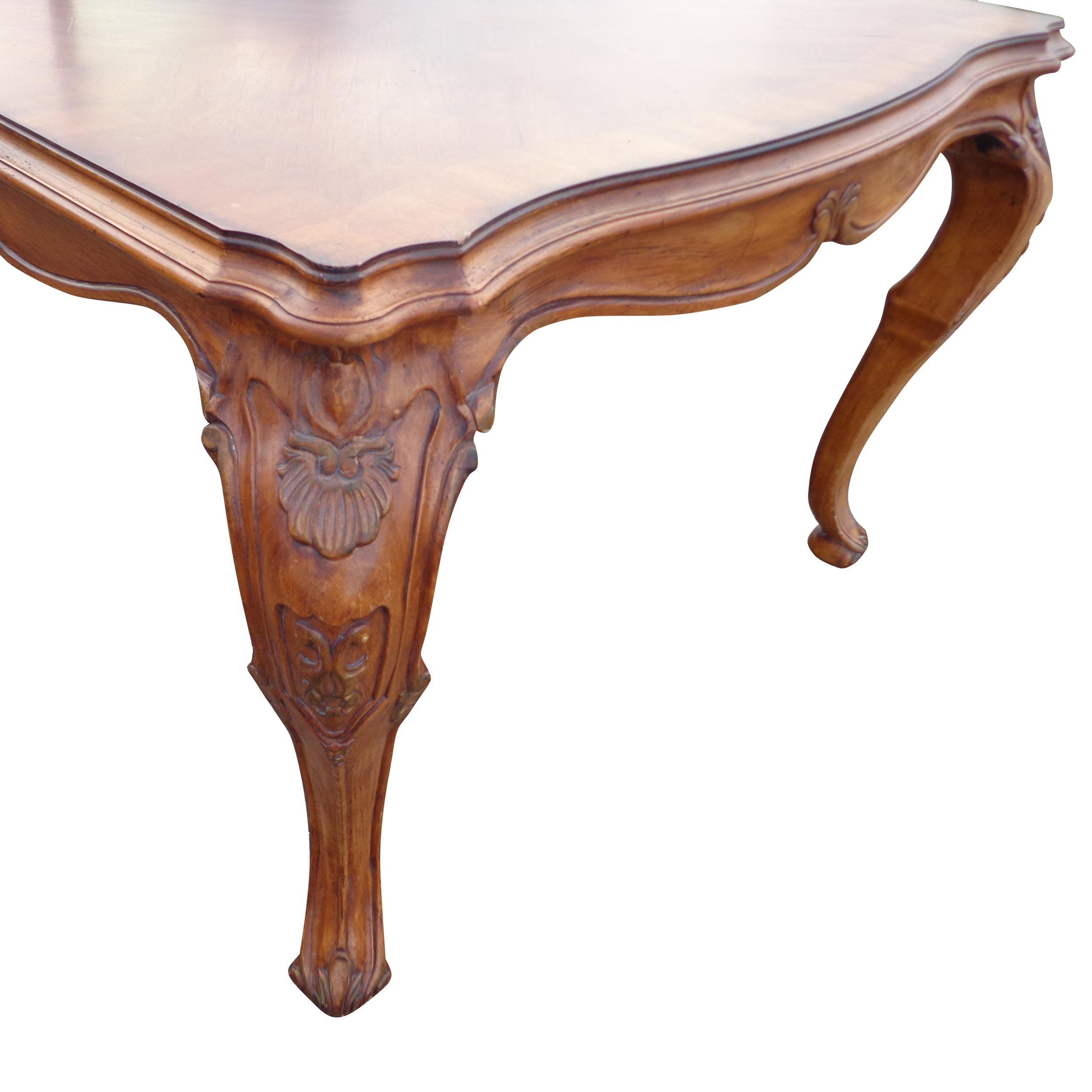 European French Louis XV Style Dining Table