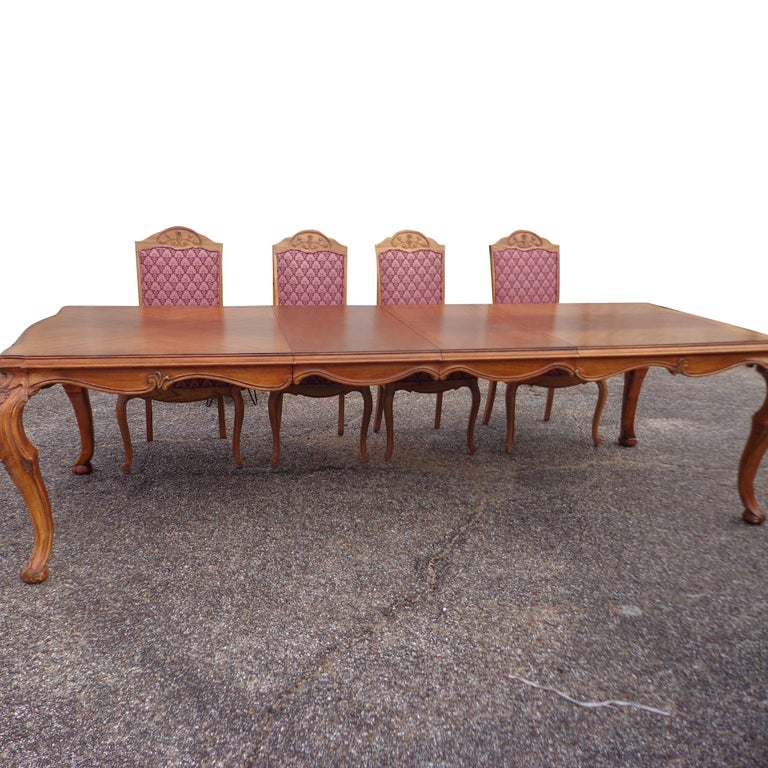 French Louis XV Style Dining Table For Sale 1