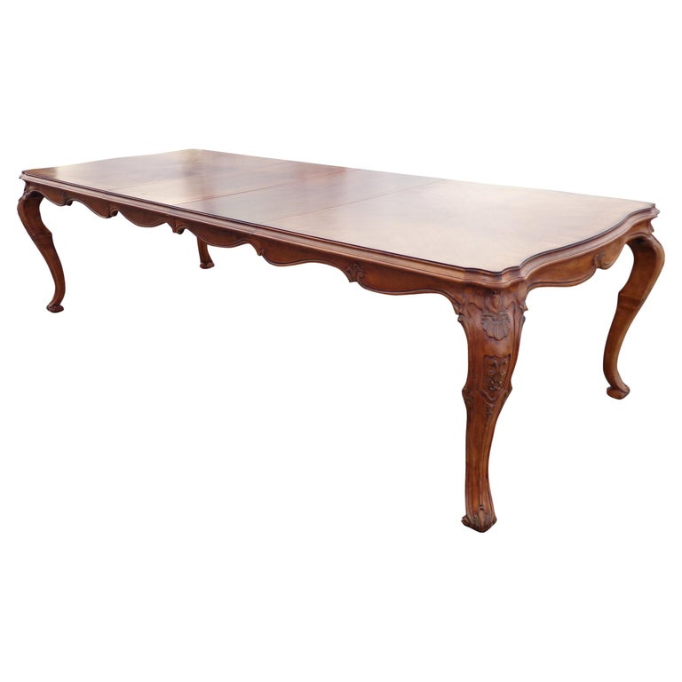 French Louis XV Style Dining Table For Sale