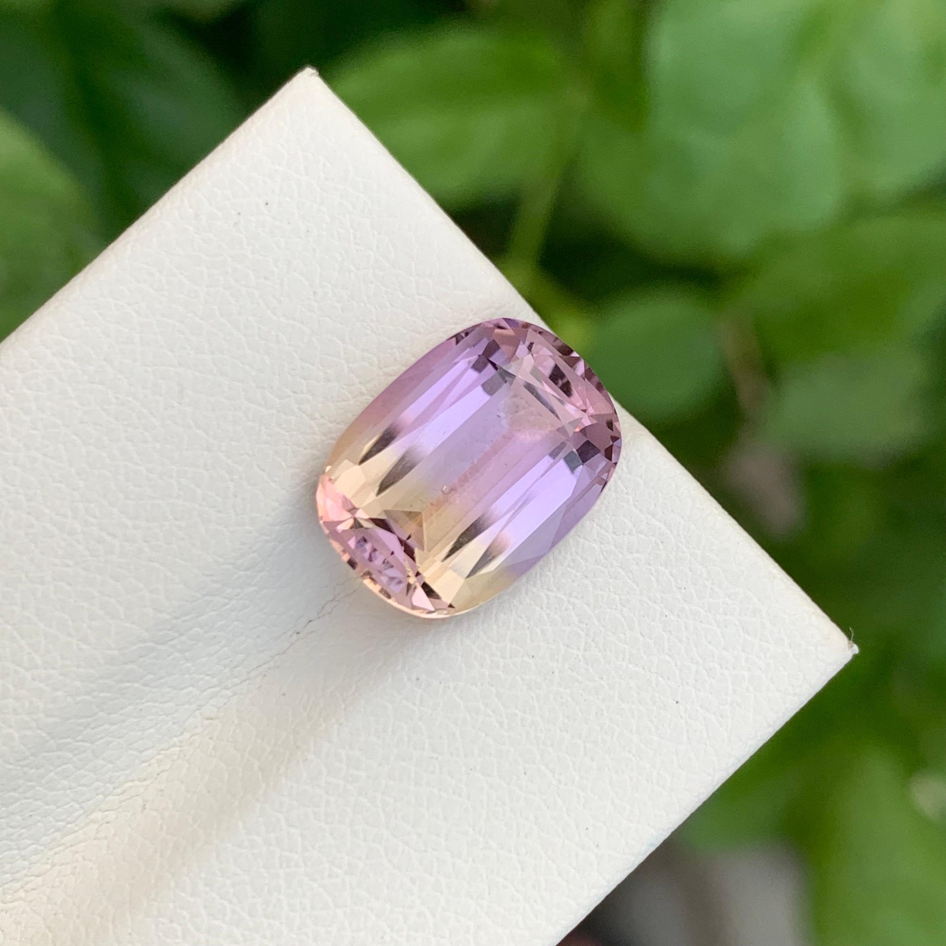 Ametrine naturelle non sertie de 7,40 carats de forme ovale pour la fabrication de bijoux en vente 5