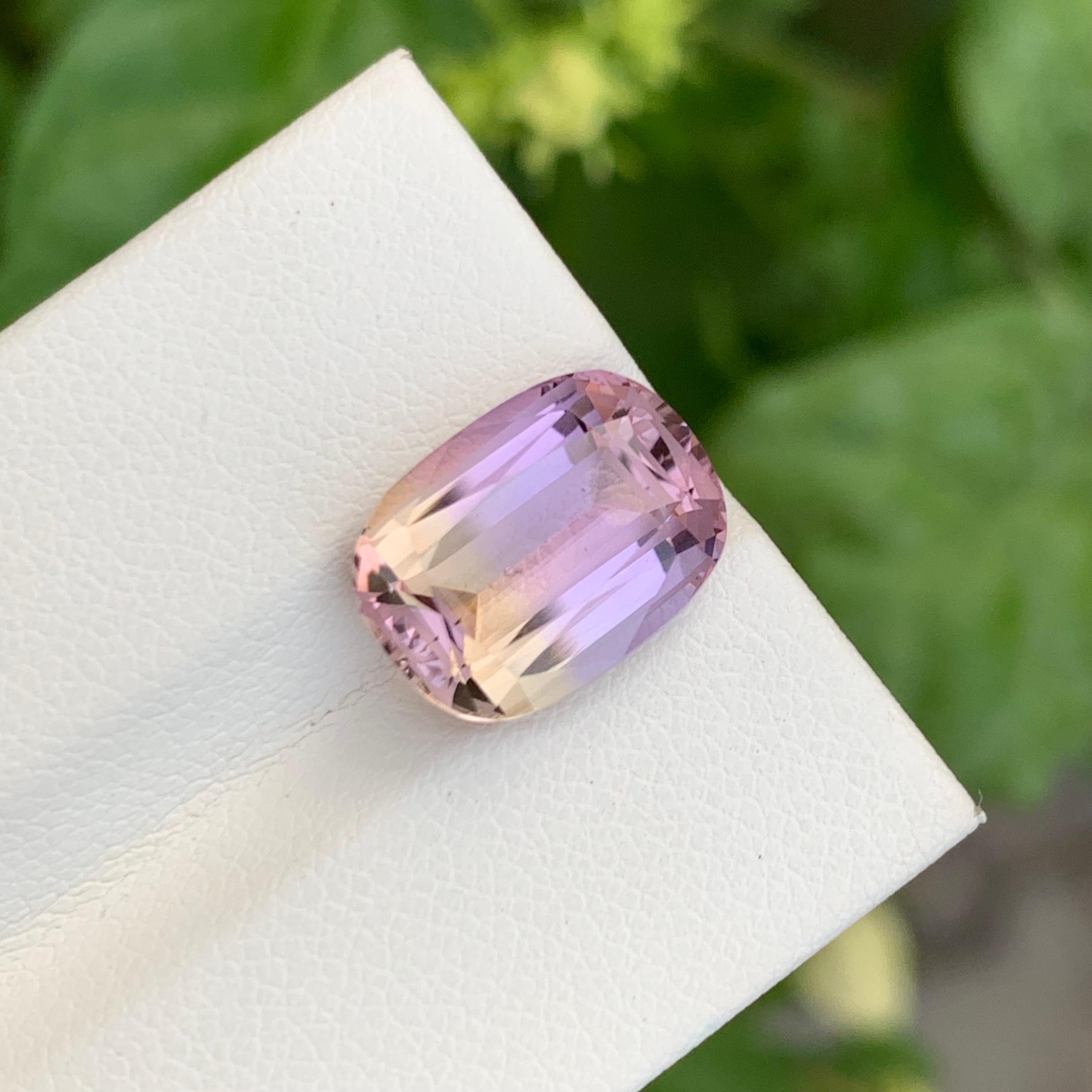 Ametrine naturelle non sertie de 7,40 carats de forme ovale pour la fabrication de bijoux Unisexe en vente