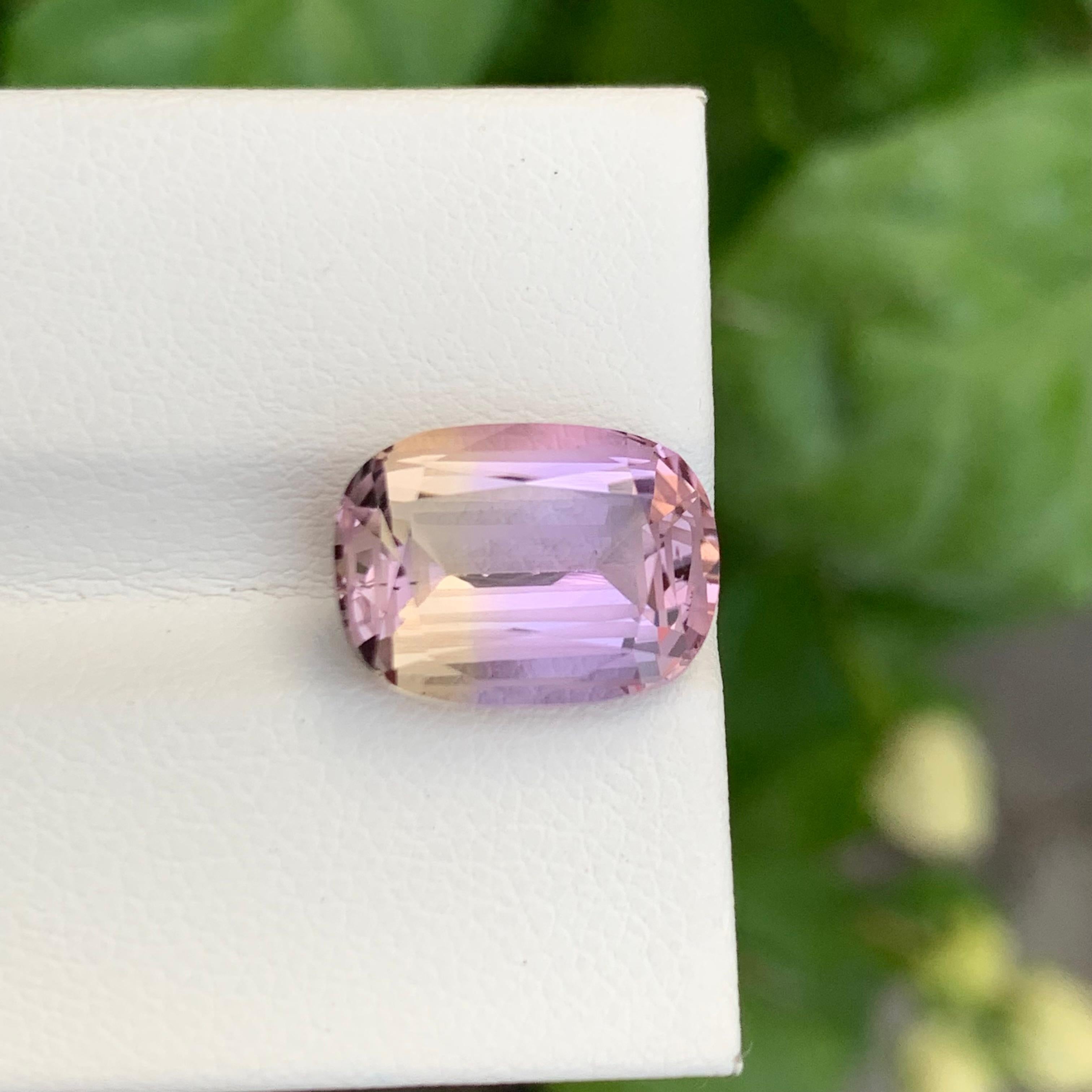Ametrine naturelle non sertie de 7,40 carats de forme ovale pour la fabrication de bijoux en vente 1