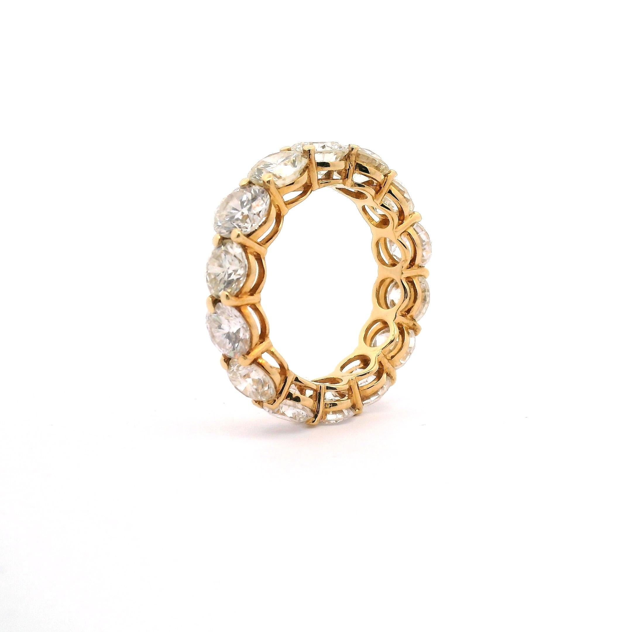 7,40 cttw. Bracelet d'éternité en or jaune avec diamant Neuf - En vente à Sausalito, CA