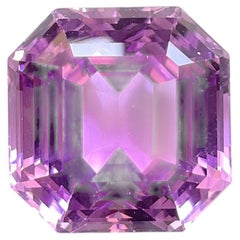 74.07 Carats Kunzite Natural SQ Octa Cut Stone Top Fine Color Quality Gemstone