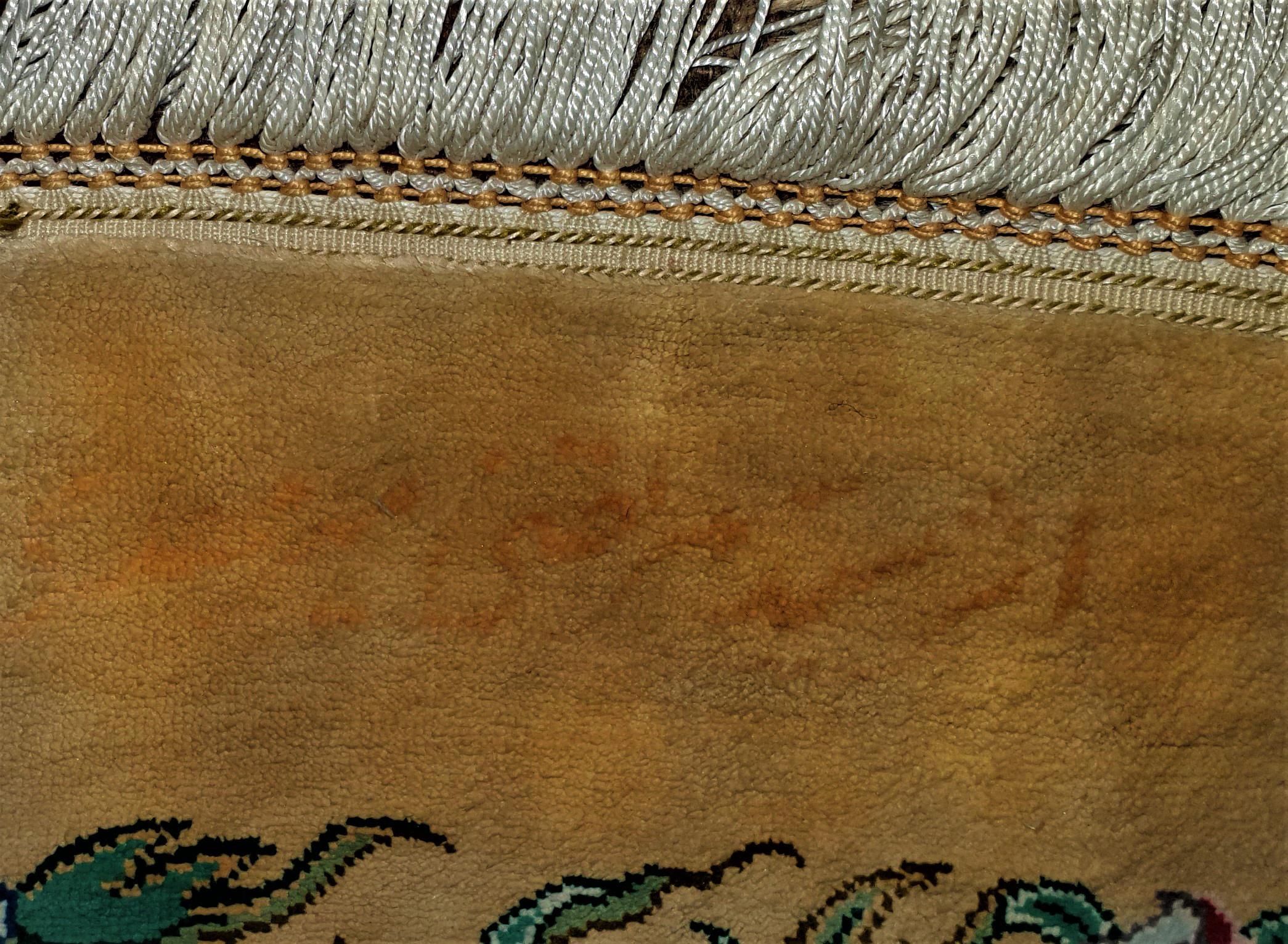  Oriental Carpet, 100 % Silk, 20th Century - N° 742 In Excellent Condition For Sale In Paris, FR