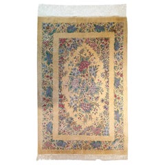Alfombra Oriental, 100 % Seda, Siglo XX - N° 742