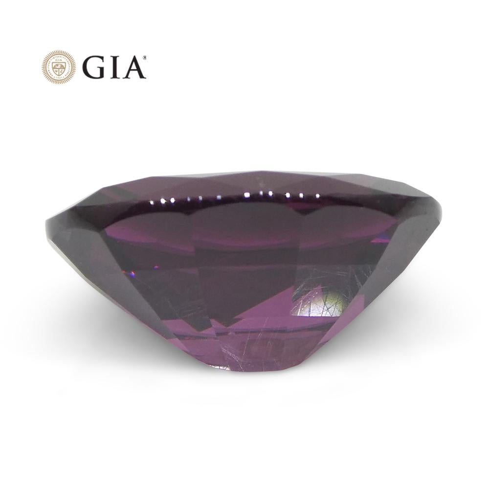 7.43ct Oval Red-Purple Spinel GIA Certified Unheated For Sale 5