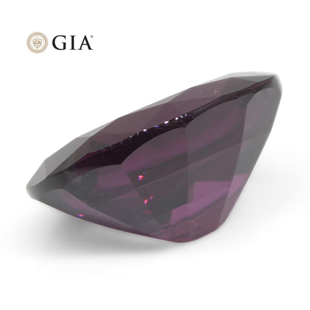 7.43ct Oval Red-Purple Spinel GIA Certified Unheated For Sale 6