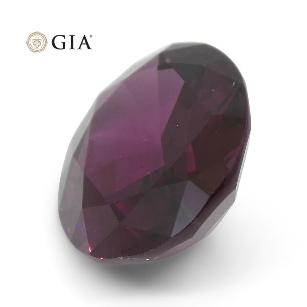 7.43ct Oval Red-Purple Spinel GIA Certified Unheated For Sale 7