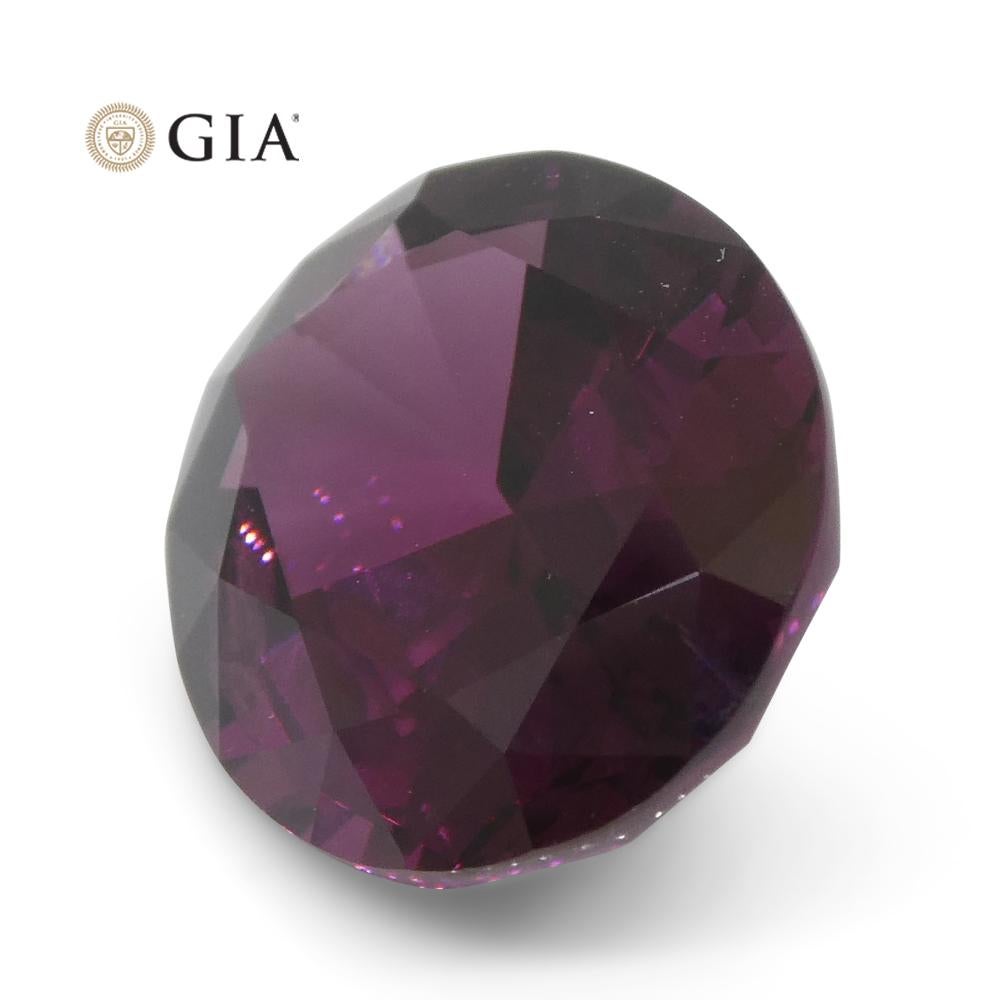 7.43ct Oval Red-Purple Spinel GIA Certified Unheated For Sale 8