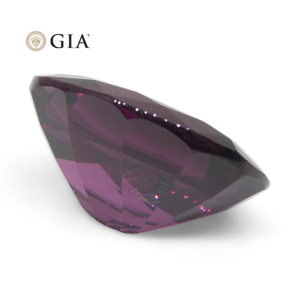 7.43ct Oval Red-Purple Spinel GIA Certified Unheated For Sale 4
