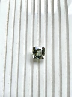 7.44 Carats Light Green Tourmaline Faceted Cushion Cut stone Top Quality Natural