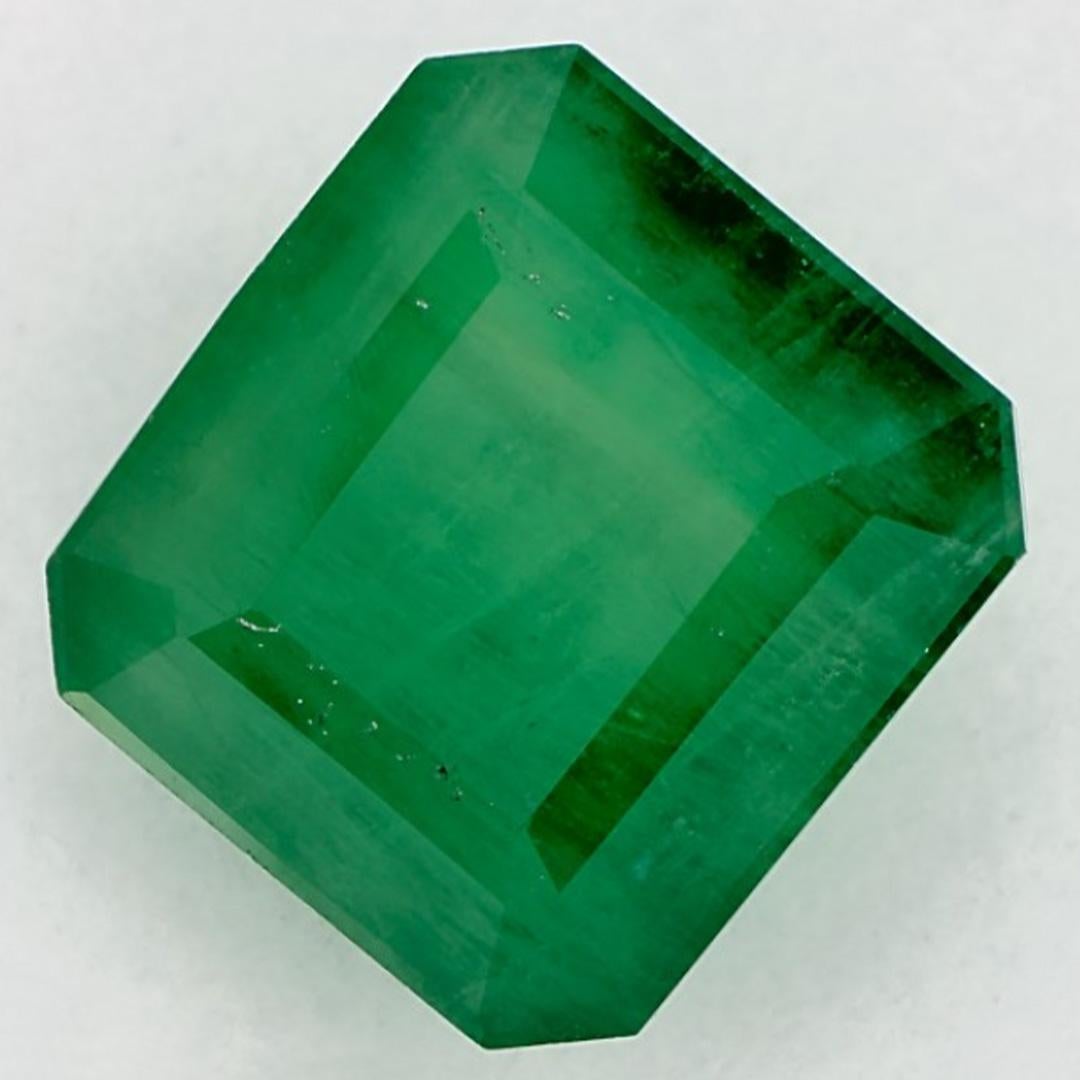 7.44 Ct Smaragd Oktagon-Schliff Loser Edelstein (Achteckschliff) im Angebot