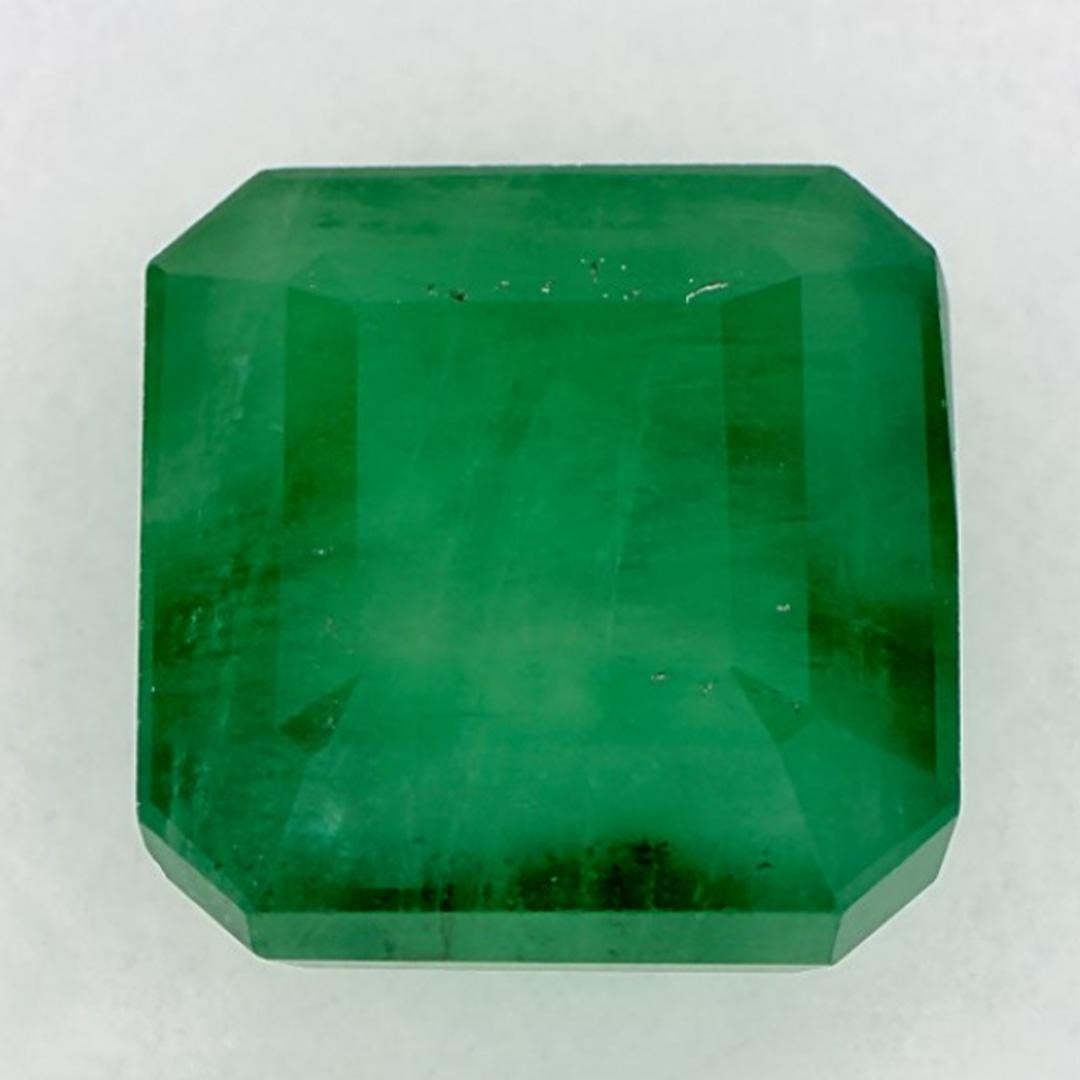 7.44 Ct Smaragd Oktagon-Schliff Loser Edelstein im Zustand „Neu“ im Angebot in Fort Lee, NJ
