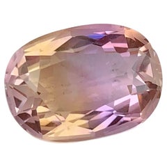 Ametrine naturelle non sertie de 7,45 carats de forme ovale pour collier bijoux