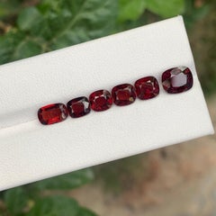 7.45 Carat Natural Loose Burmese Red Spinel Lot For Jewellery Making