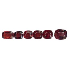 7.45 Carat Natural Loose Burmese Red Spinel Lot For Jewellery Making